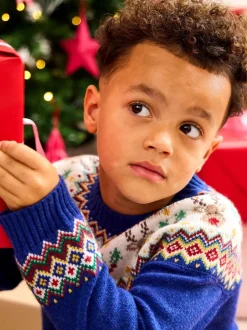 Pull JoJo Maman Bébé Christmas Fair Isle