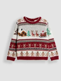 Pull JoJo Maman Bébé Christmas Fair Isle