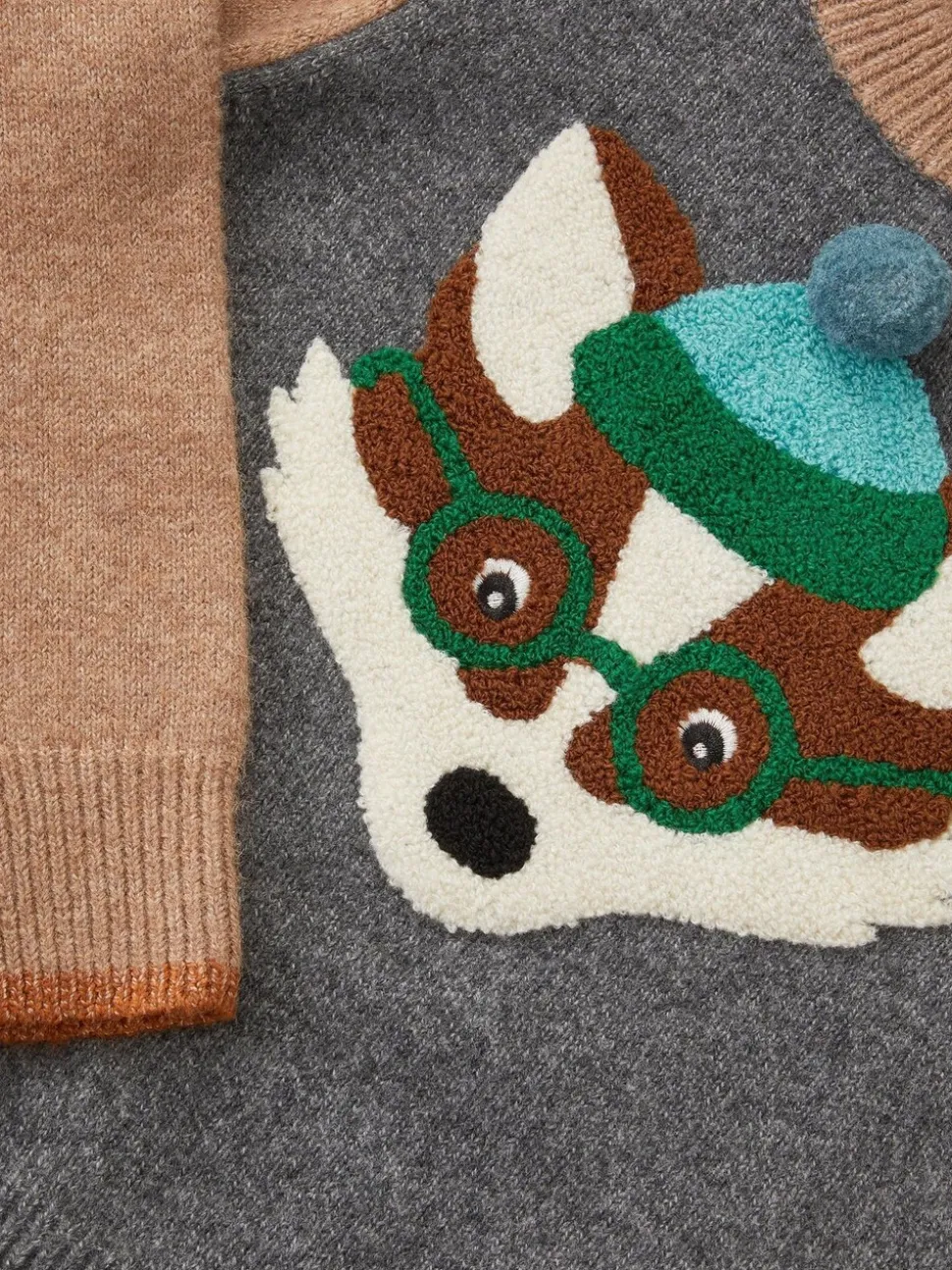 Pull Monsoon Fox en maille color block