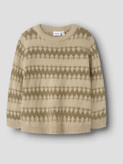 Pull Name It Cosy en maille jacquard