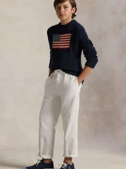 Pull Polo Ralph Lauren Garçons Flag Icon en maille