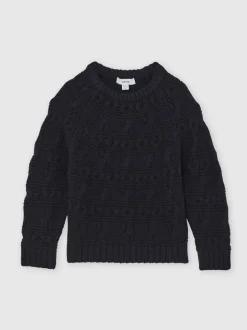 Pull Reiss Lark en laine et coton torsadé