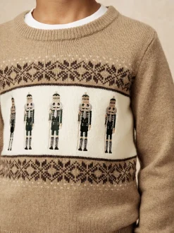 Pull Reiss Laurence brodé casse-noisettes en laine