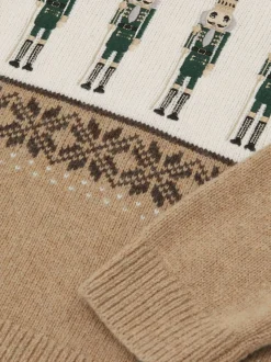 Pull Reiss Laurence brodé casse-noisettes en laine