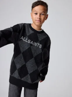 Pull smALLSAINTS Joker oversize à losanges