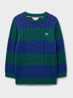 Pulls à rayure torsadée Crew Clothing Heritage