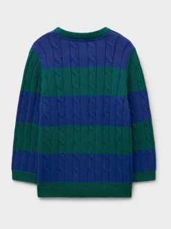 Pulls à rayure torsadée Crew Clothing Heritage