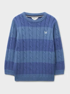 Pulls à rayure torsadée Crew Clothing Heritage