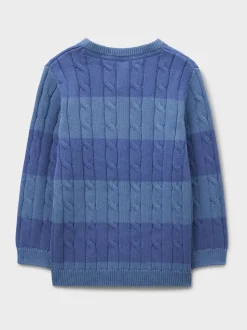 Pulls à rayure torsadée Crew Clothing Heritage