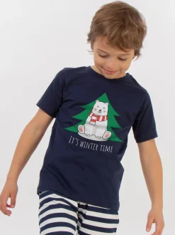 Pyjama Brands In Christmas Winter Time Bear