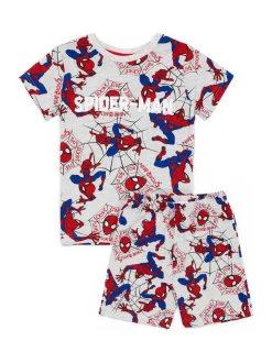 Pyjama court Vanilla Underground gris licence garçon