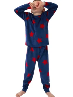 Pyjamas Harry Bear Stars en polaire à Manches longues