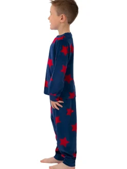 Pyjamas Harry Bear Stars en polaire à Manches longues