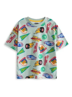 Pyjamas Vanilla Underground Garçons 100% coton Hot Wheels à manches courtes Ensemble de 2