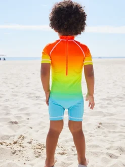 Rainbow Dip Dye - Maillot de bain Sunsafe All-In-One (3mths-7yrs)