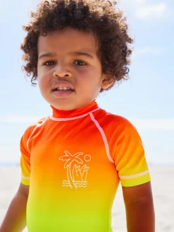 Rainbow Dip Dye - Maillot de bain Sunsafe All-In-One (3mths-7yrs)