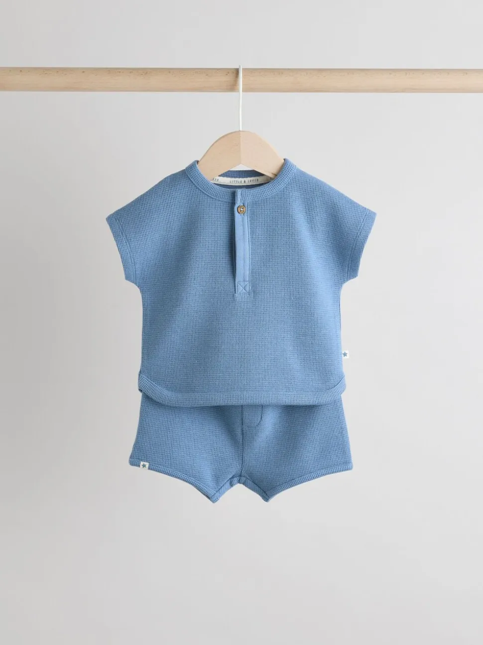 Rayé bleu - Ensemble Hauts et short bébé 6 Pièces (0mois-3ans)