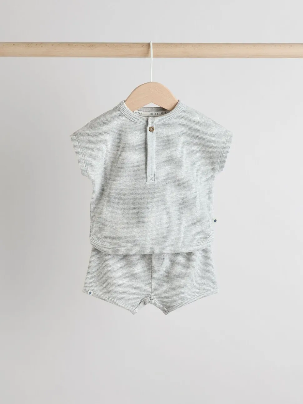 Rayé bleu - Ensemble Hauts et short bébé 6 Pièces (0mois-3ans)