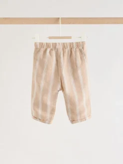 Rayure blanche/orange - Ensemble chemise et pantalon bébé (0mois-3ans)
