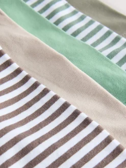 Rayures vertes/écrues - Lot de 5 malles à motif junior (1.5-16ans)