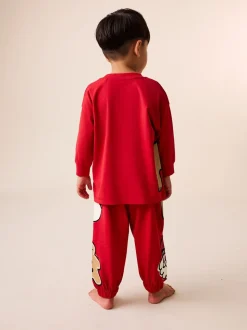 Renne rouge - Pyjama de Noël simple (9mois-10ans)