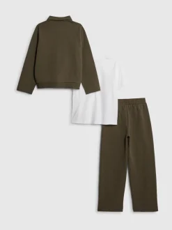 River Island GARÇON Harrington Texture Ensemble de 3 Pantalons