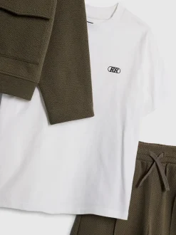 River Island GARÇON Harrington Texture Ensemble de 3 Pantalons