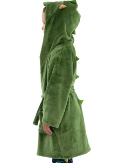 Robe de chambre Harry Bear en polaire dinosaure avec 3D cornes et pointes