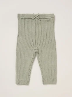 Rock-A-Bye Baby Boutique Ensemble 3pièces avec bodys, leggings et chapeaux en maille vert bébé