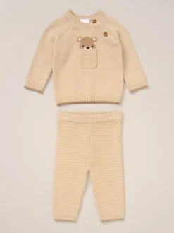 Rock-A-Bye Baby Boutique True Knit Marron Cardigan Tenues Pantalons