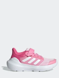 Rose - adidas Tensaur Run 2.0 Baskets enfant à crochets et boucles