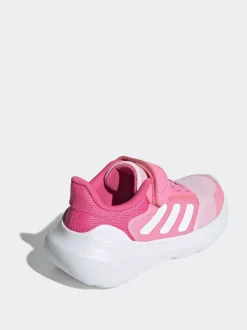 Rose - adidas Tensaur Run 2.0 Baskets enfant à crochets et boucles