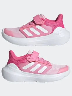Rose - adidas Tensaur Run 2.0 Baskets enfant à crochets et boucles