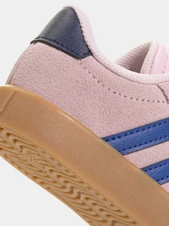 Rose - adidas Vl Cour 3.0 Baskets bébé à crochets et boucles