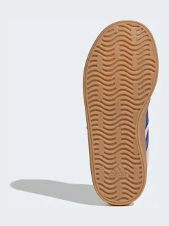 Rose - adidas Vl Cour 3.0 Baskets enfant à crochets et boucles