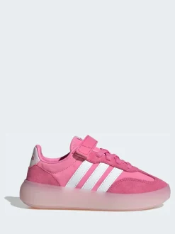 Rose - Baskets adidas Barreda Decode élastique pour enfant à lacets élastiques