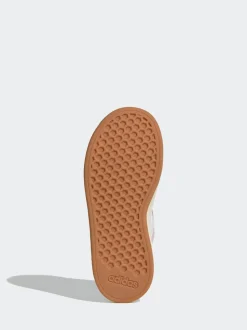 Rose - Baskets adidas Grand Court 00s en daim et dentelle pour enfant