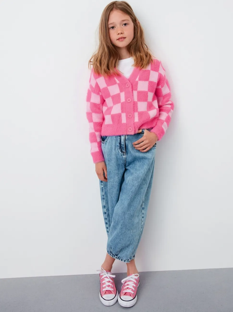 Rose - Baskets Converse Chuck Taylor All Star Ox enfant