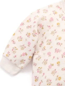 Rose - Combinaison de nuit Purebaby zippée en polaire