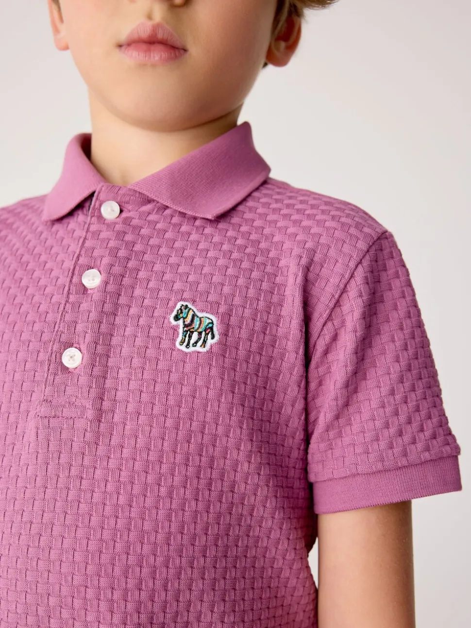 Rose - Ensemble polo et short Paul Smith Junior garçon
