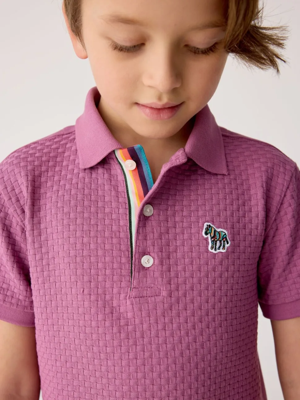 Rose - Ensemble polo et short Paul Smith Junior garçon