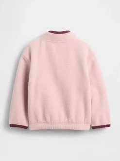 Rose - Gap Sweat-shirt Sherpa à enfiler demi-zippé (6mois-5ans) (6mois-5ans)