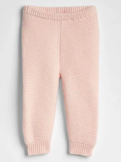Rose - Pantalon à enfiler Gap Brannan Bear en maille de coton doux (nouveau-né24mois)