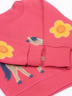 Rose - Pull Frugi Easy On rose