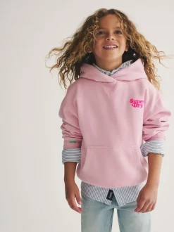 Rose - Superdry Sweat à capuche Essentiel