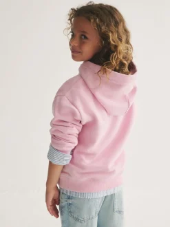 Rose - Superdry Sweat à capuche Essentiel