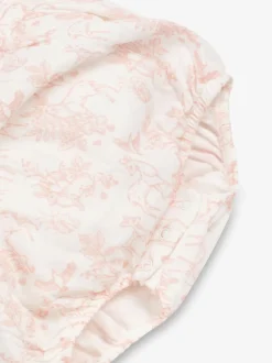 Rose - The Little Tailor Combinaison intégrale en coton tissé 100% de Bébé