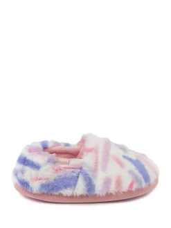 Rose - Totes Vert Short Full Back Fleece Winter Slippers