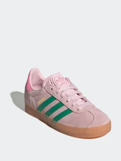 Rose clair - Baskets Adidas Original Gazelle enfant