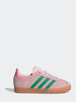 Rose clair - Baskets Adidas Original Gazelle enfant